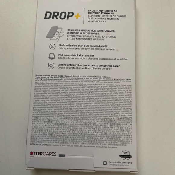 NWB Otter Box Defender Pro XT iPhone 14 Plus Case Crystal Clear - Picture 2 of 8